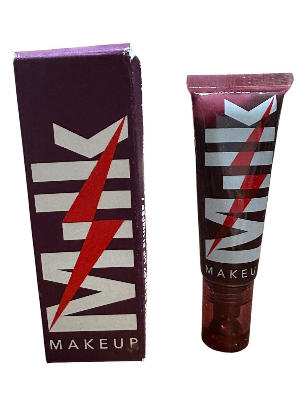 MILK MAKEUP Electric Glossy Lip Plumper Gloss "amped” FULL SIZE